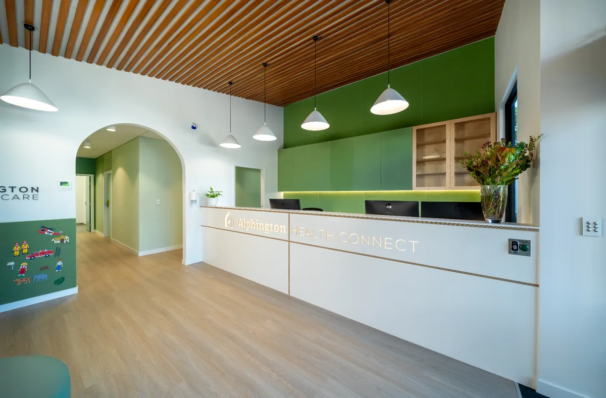 Reception area